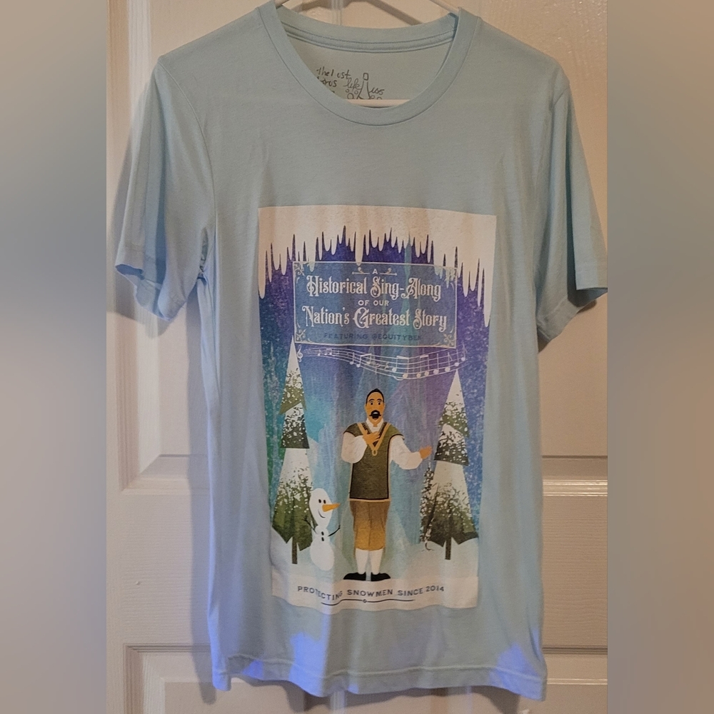 The Lost Bros Frozen Sing-Along Featuring @EquityBen Shirt - Size Small